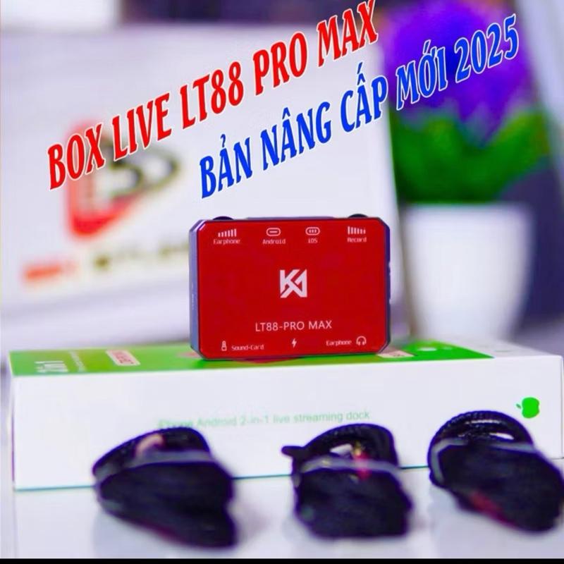  {MỚI} Box Live Stereo LT88 Pro Max Chất Lượng Cao Vừa Sạc Vừa Live PK 2 Chiều Tích Hợp 2 Cổng Type C & Lightning 