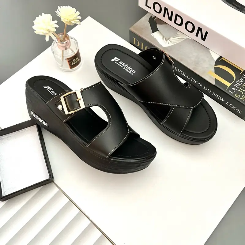 Sandal Selop wedges Kondangan Pesta Harga Gosiran Wanita