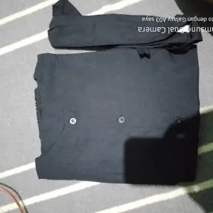 Setelan Pangsi Hitam dan Putih Lengkap Dengan Ikat Kepala