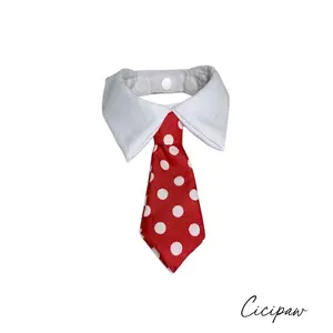 Cicipaw - Dasi Kucing Aksesoris Peliharaan Pita Model Kupu-Kupu Polka