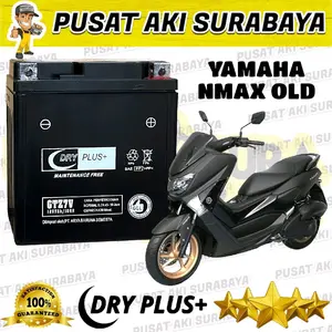 AKI GEL ORIGINAL DRYPLUS GTZ7V 7AH UNTUK SEPEDA MOTOR NMAX OLD PRIMAVERA LEVI AEROX 155 LEXI MTZ7V YTZ7V