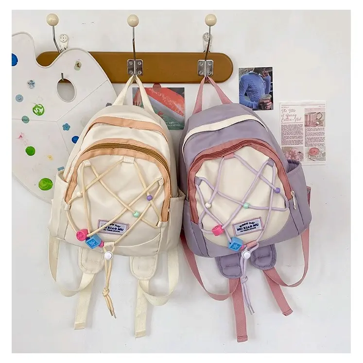 Tas Ransel y2k Wanita Mini Motif Lucu Dopamin korean style tas backpack cewek aesthetic - 729 3