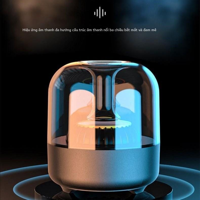 HIFI Stereo Sound Subwoofers, KTV Speaker Subwoofer with RGB Colorful LED Lights, Karaoke Machine Sound System for Outdoor Sports Travel, Audio Device, Room Accessories Loa Củ Loa Bluetooth Nghe Nhạc 1