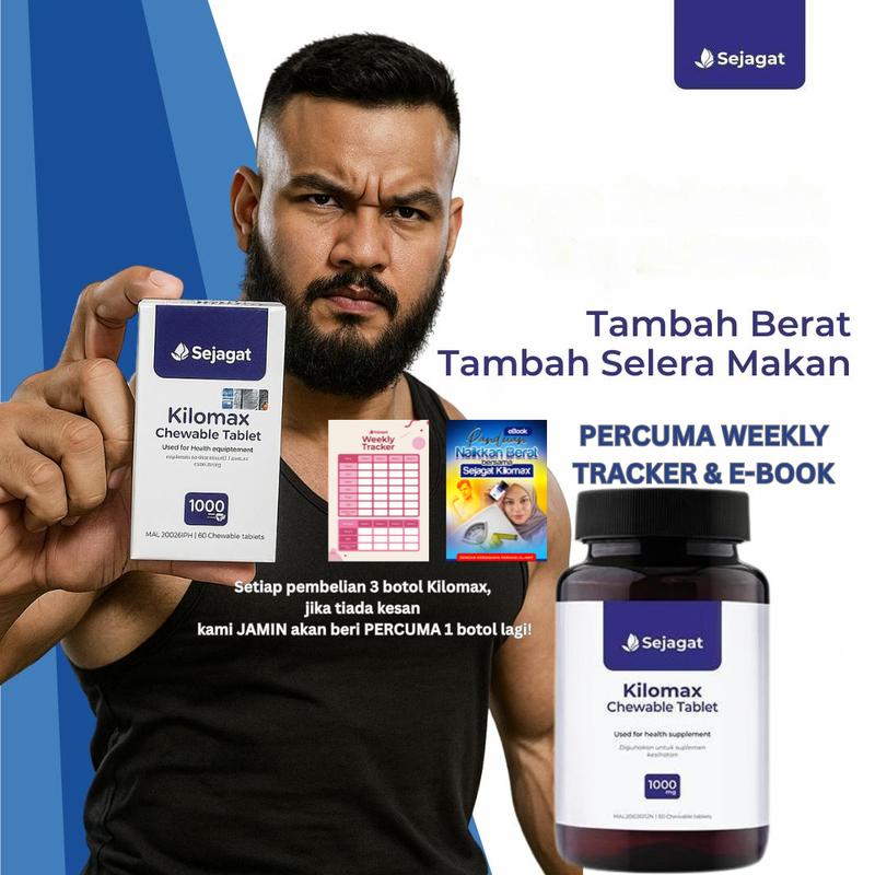 Sejagat Kilomax 30 Kapsul Chewable Tablet - TikTok Shop Malaysia