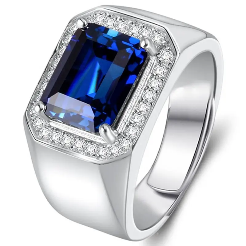 1pc Business Men's Fashion Luxurious Ring, Exquisite Wedding Engagement Party Ring, Adjustable Size