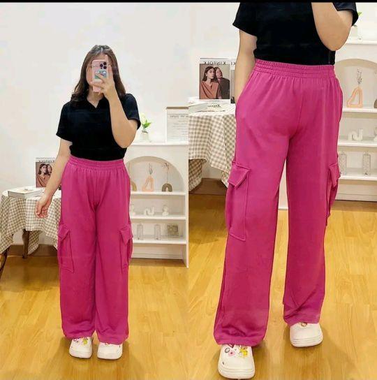 Product Introduction of Jooly Up Cargo Sweatpant Korean Style Celana fleece Kargo Kantong Banyak Wanita Ukuran Jumbo 24