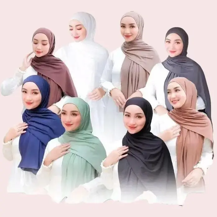 Hijab Pashmina Bella Square Jahitan Tepi Rapi Lembut Nyaman 0