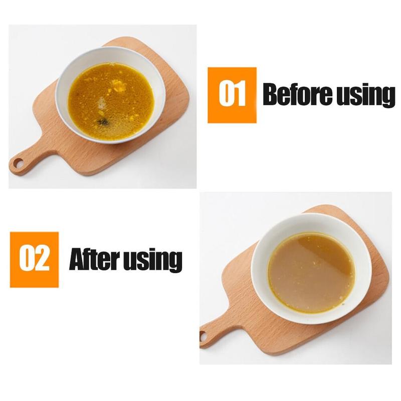 Product Introduction of Oil Blotting Paper Absorber Disposable Food Blotting Paper Soup Oil Absorbing Sheet 12pcs Kitchen Wipes 6