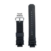 Gambar Tali Strap Casio AW-590 / AW-591 / AWG-100 / AWG-101 25.5 mm Black Resin Band dari Carolina Watch Kota Administrasi Jakarta Barat 3 Tokopedia