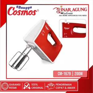 COSMOS CM1679 / CM-1679 HAND MIXER TURBO - GARANSI RESMI