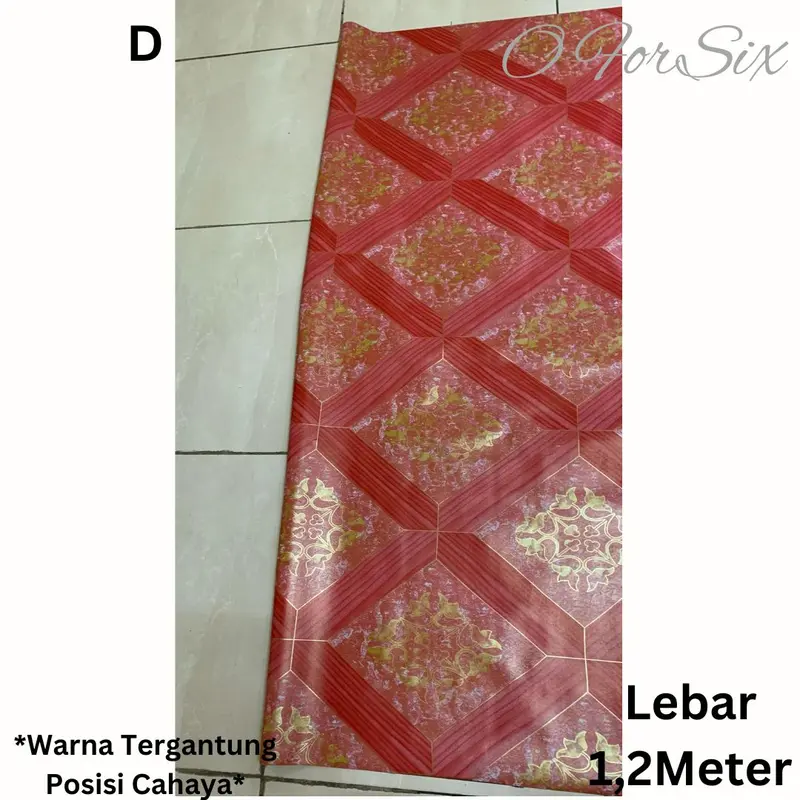 (NEW2) (ROLL) KARPET PLASTIK/PERLAK LANTAI/MEJA/KARPET LANTAI PLASTIK LEBAR 1,2 METER 2