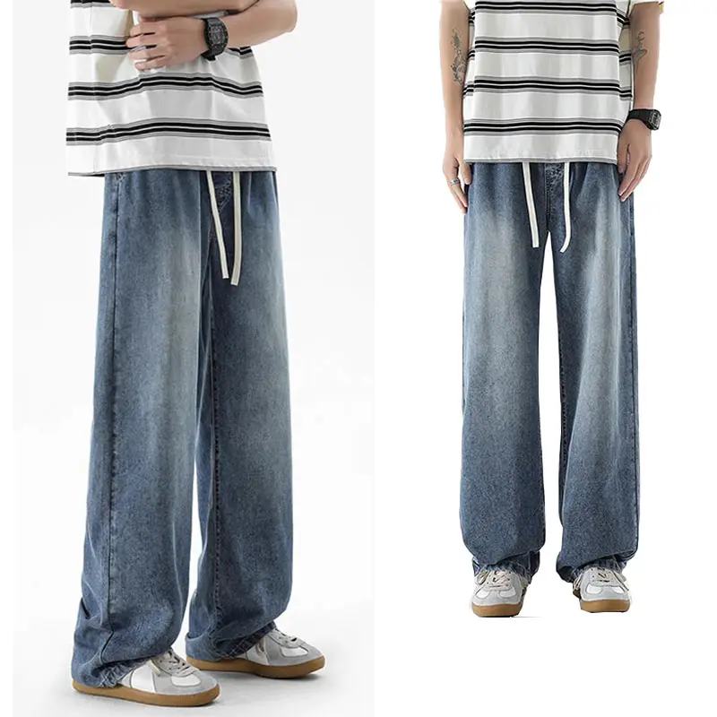 LW—Celana jeans pria celana skena pria celana panjang denim