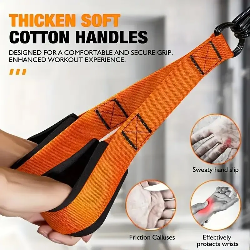 Adjustable Resistance Training Equipment, Resistance Band, Suitable for Deltoid Push, Face Pull, Bicep Curl and Training Arms, Home Gym Kit 3