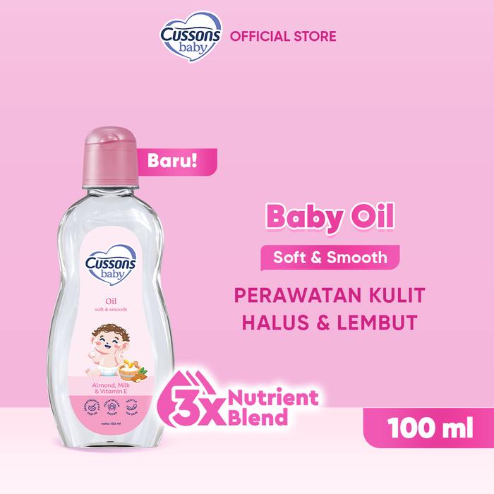 Gambar Cussons Baby Oil Soft & Smooth 100ml - Cussons Baby, Standar dari CussonsID Kota Administrasi Jakarta Barat Tokopedia