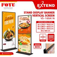 Gambar Extend VS-160A1N Stand Display Banner Poster Menu Promosi 59 160 59x160 cm Tripod Besi Indoor Outdoor - VS Only dari Foyu Photo Kota Administrasi Jakarta Selatan 1 Tokopedia