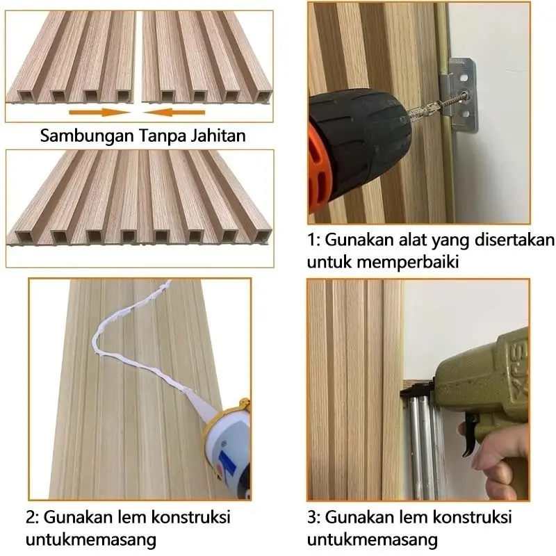 BCW - Wood Panel WPC Dinding Motive Kayu - WPC Wall Panel 5
