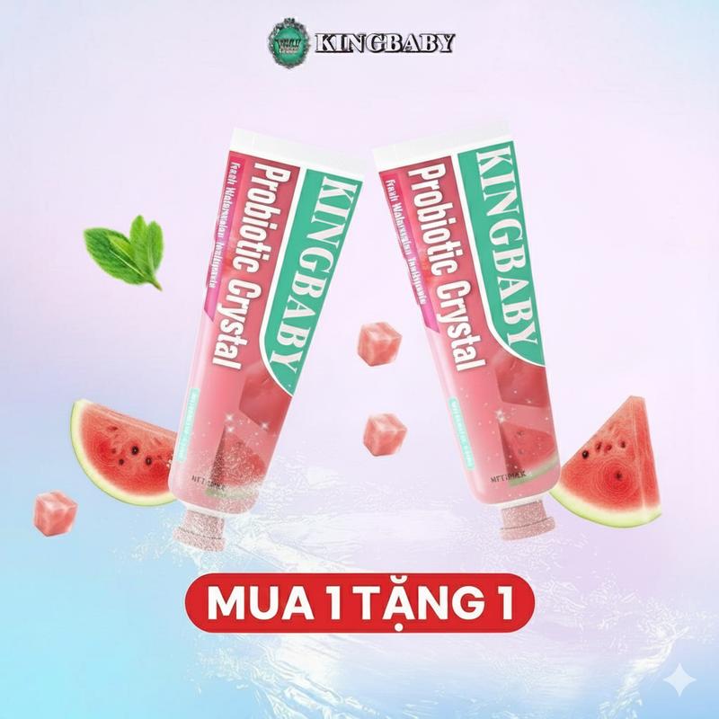 – Kem Đánh Răng KINGBABY Vị Dưa Hấu Mát Lạnh Giúp Làm Trắng Răng, Cải Thiện Hơi Thở Và Bổ Sung Lợi Khuẩn Khoang Miệng (100g)