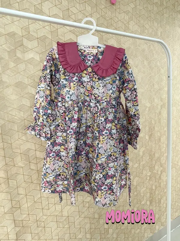 Dress Salma anak perempuan tunik usia 3-8 tahun katun jepang import 5