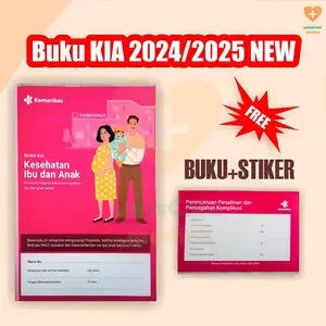 Buku KIA terbaru 2024/2025 buku pink kemenkes free stiker