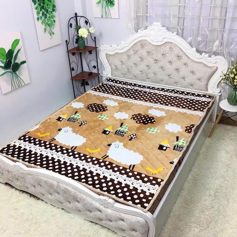 Thảm lông cừu trải giường cao cấp 3 lớp siêu ấm 1m2x1m9,1m4x1m9,1m5x2m,1m6x2m,1m8x2m,2m2x2m
