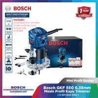 Gambar Bosch GKF 550 Palm Router Mesin Router Mini Profil Collet 6mm atau 1/4" Corded 550W Professional - GKF 550 dari Bosch Tools Authorized DNY Kota Surabaya 1 Tokopedia