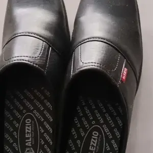 SEPATU SLOP BUSTONG PRIA KULIT TERLARIS || SANDAL SLOP PRIA || SEPATU FORMAL || SEPATU KERJA Shoes Dalam Ruangan Hitam BST.03