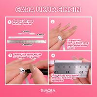 Gambar Kimora - Cincin Titanium Wanita Infinity Yuna Cnt255 - GOLD 6 dari Kimora Jewelry Kota Denpasar 5 Tokopedia