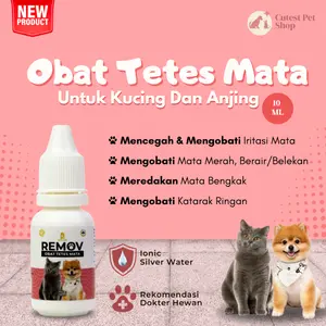REMOV Obat Tetes Mata Kucing Dan Anjing 10ml