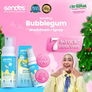 [EKSKLUSIF] Bundling Gendes Sweet Aromatic Wash Foam Bubble Gum dan Sweet Aromatic Care Spray - Perawatan Area Kewanitaan