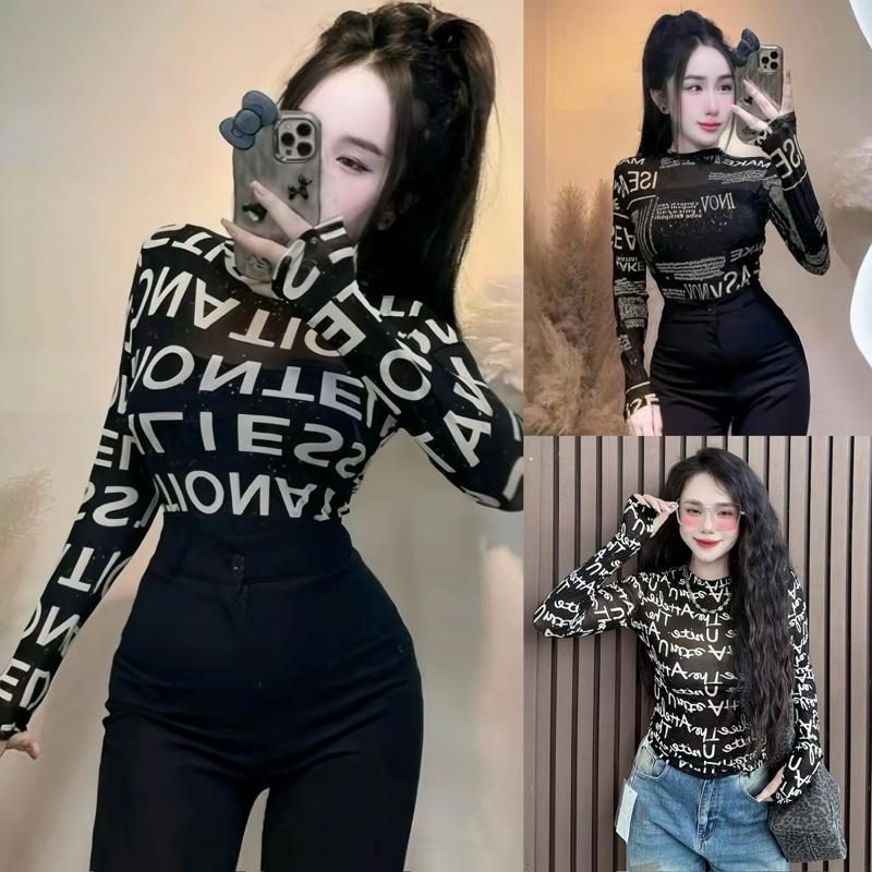  202_ Áo thun lưới  FOM ÔM  hai lớp mềm mát 