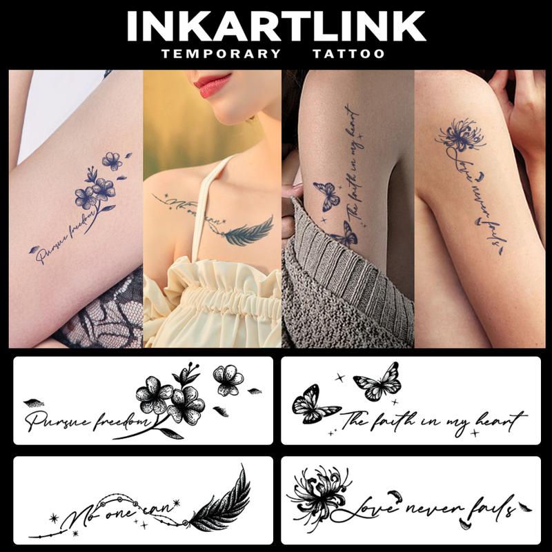 Hình Xăm Dán Ma Thuật, Phim Hoạt Hình Anh Quốc, Biểu Tượng Cảm Xúc Với Hoa Và Bướm, Không Thấm Nước Trong 7-15 Ngày, Miếng Dán Hình Xăm Tạm Thời, Hình Xăm Giả Cho Phụ Nữ, Hình Xăm Tối Giản
