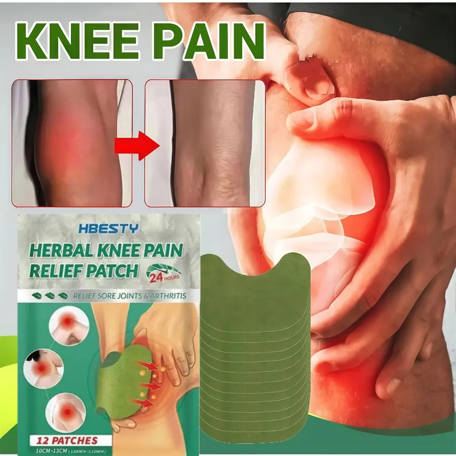 Koyo Lutut Herbal Knee Plaster  Original - Untuk Nyeri Pegal Linu / Koyo Lutut Nyeri Sendi  Knee Plaster Ekstrak Wormwood Untuk Sakit Lutut herbal / Solusi Nyeri Sendi Lutut Pegal Pegal