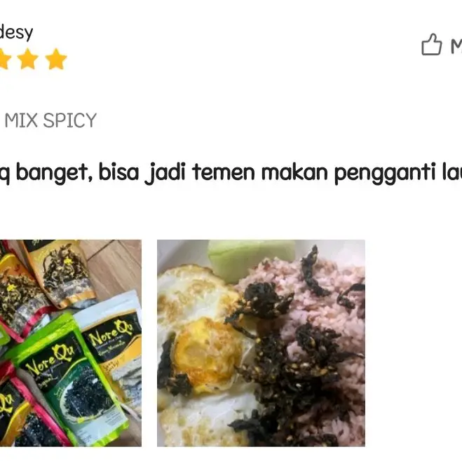 Promo Paket Hemat NoreQu Crispy Seaweed All Varian Nori 7