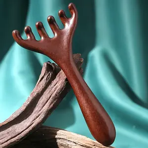 Sisir Cendana Asli dengan Enam Cakar Membuka Meridian Bahan Alami Kayu dan Material Sintetis untuk Pengalaman Unik