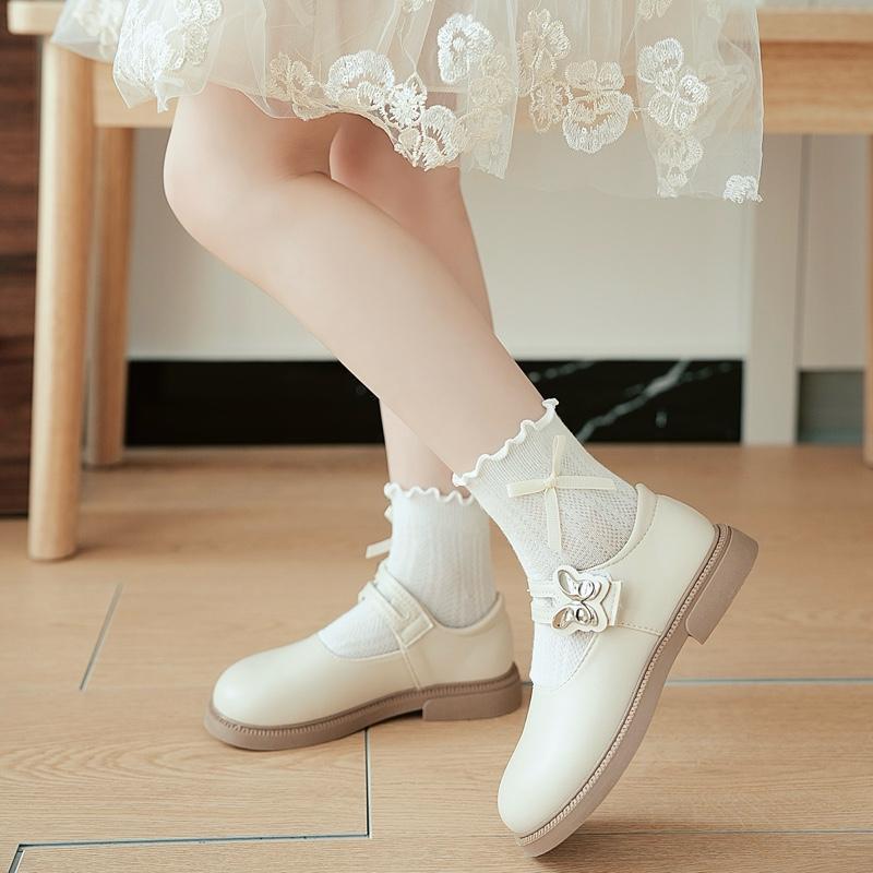 Product Introduction of Kid’s Girl 5-8 Yrs Old Cotton Mesh Socks Princess Lace Socks Fashion School Socks Quality LM-1912 17