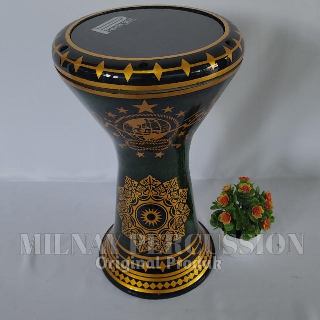 Product Introduction of Darbuka size 8 inci Motif NU Bonus kunci L. Aluminium 14