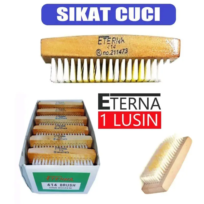 Eterna Sikat Cuci 414 Brush 1 Lusin No 211473 Alat Cuci Piring dan Peralatan Dapur