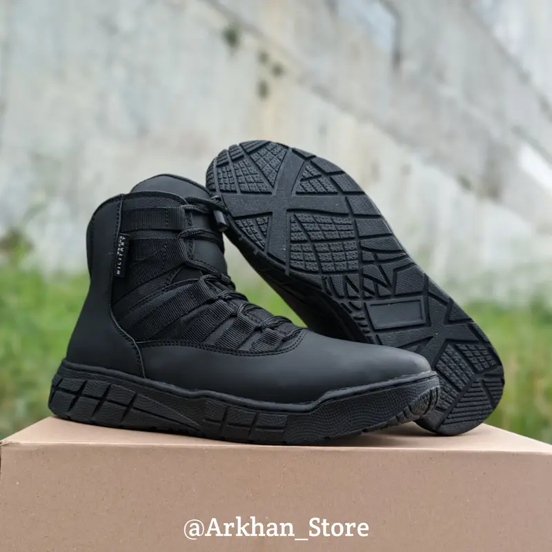 Sepatu Boots Tactical Pendek Lantas Terbaru 2024 Model Ninja 6 inci Shoes High 2
