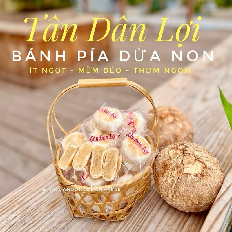  Bánh Pía Nhân Dừa Non Sầu Riêng  Ít Ngọt  Mềm Dẻo Thơm Ngon  Túi 500g & 1kg - Tân Dân Lợi 