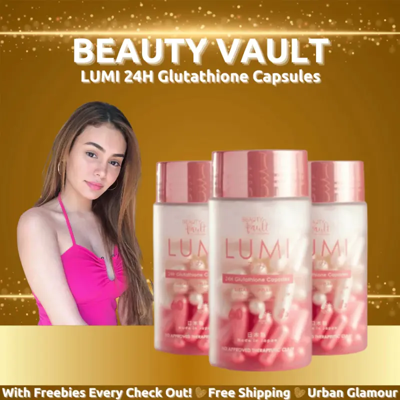 Lumi 24H TRl0 Beauty Vault GlutathioneCollagen Capsules for Glowing Skin  SunProtection Radiant Glow 60 Capsules Fitness Healthcare Dietary Edible -  Healthy - TikTok Shop Philippines