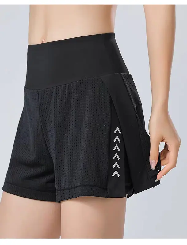Oppa Style Shop CELANA LEGGING PENDEK OLAHRAGA WANITA HOTPANTS DUA LAYER SPORT SENAM YOGA TRAINING GYM 2