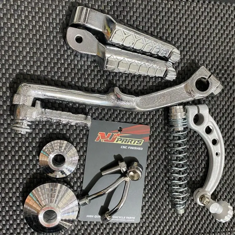 paket mewah chrome honda matic engkol, step, paha rem honda yamaha matic mio sporty/smile beat scoopy genio vario Motorcycle Kendaraan 1