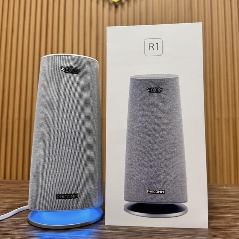 Hàng trưng bày hộp xấu Loa bluetooth PHICOMM R1 ( Infinity by Harman ) cài được AI tiếng Việt