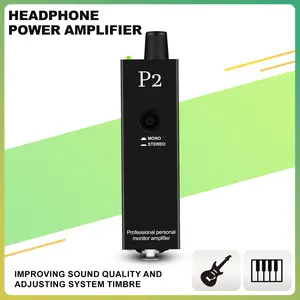 Personal In Ear Monitor & Headphone Amplifier Powerplay P2 - IEM Earphone Headset Amp HIFI PROFESIONAL IN -EAR ELEO STEREO HEADSET PRIBADI PEMBUATAN PANDUAN TINGGI PORTABL