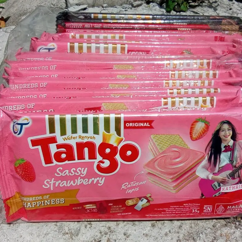 TANGO JKT 48 WAFER RASA BLACKPINK LIMITED EDITION NETTO 35 GR X 10 PCS 8