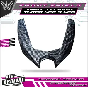 Misoka Front Shield Cover Nmax Techmax Turbo Neo S neo Plastik Abs Tebal 2 mm cabon wtp motorcycle