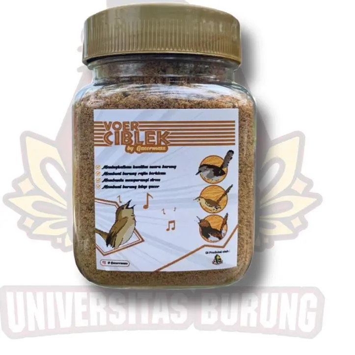 Terbatas [MINIMAL ORDER 2 PCS ]voer ciblek gacormaxx protein tinggi untuk cigun prenjak dan burung kecil pemakan voer 1