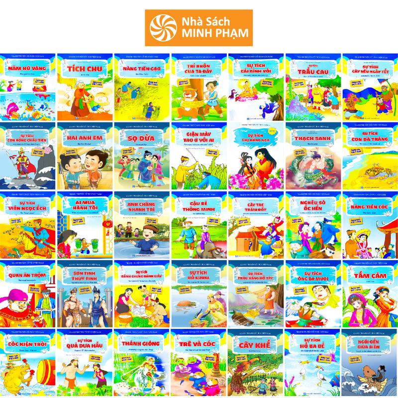 Sách - Combo 20c Truyện Tranh Cổ Tích Việt Nam - Song Ngữ Việt Anh - Dành Cho Thiếu Nhi