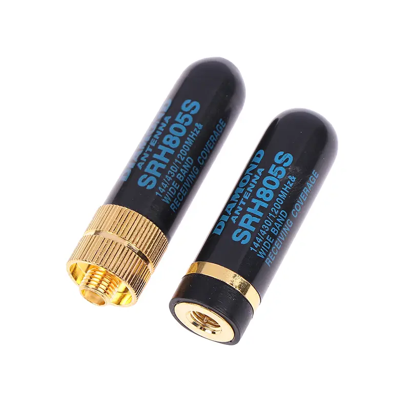 Ăng-ten băng tần kép cho bộ đàm Baofeng / YAESU,M/ SMA-F, UHF + VHF, SRH805S, vận chuyển nhanh, mới 5