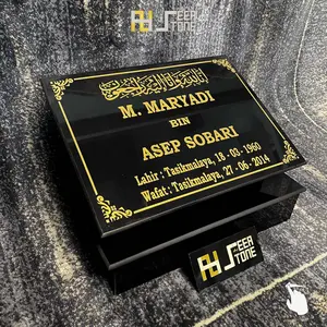SEEA - GTH/C - T-B/L-E 30X40 - JAHUL BATU NISAN 30X40 REQUEST NAMA GRANIT MAKAM FULL DUDUKAN MODEL TOGA - GRATIS PACKING KAYU